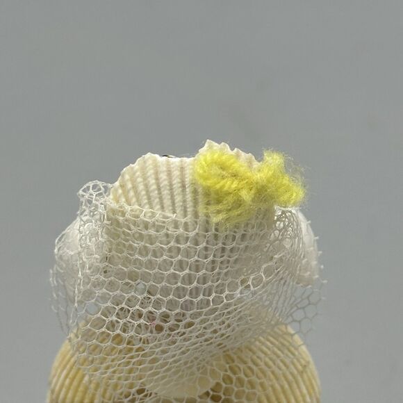 Handmade Seashell Art Figurine Bride Doll Folk Art Flower Girl Nautical Kitschy - Picture 9 of 10